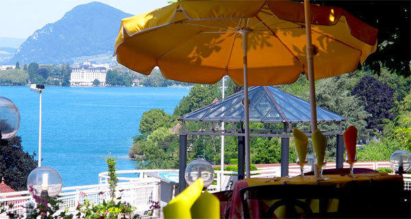 Hotel Restaurant - Acacias Bellevue Veyrier-du-Lac Exterior foto